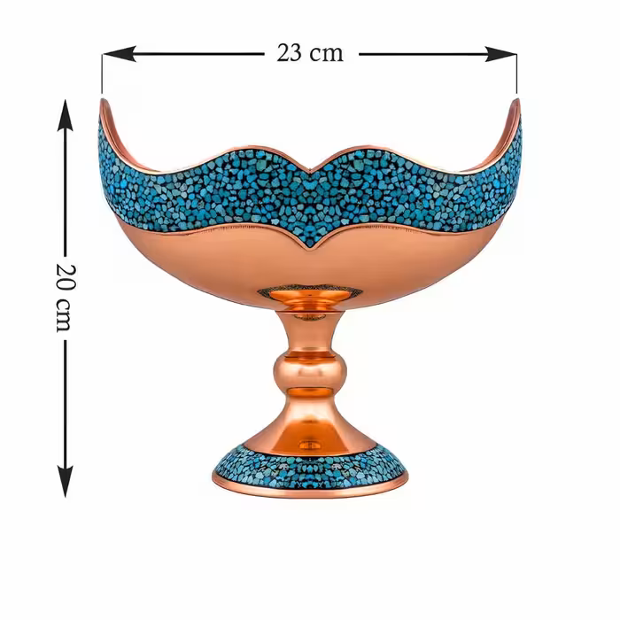 کشکول فیروزه کوبی سایز 2