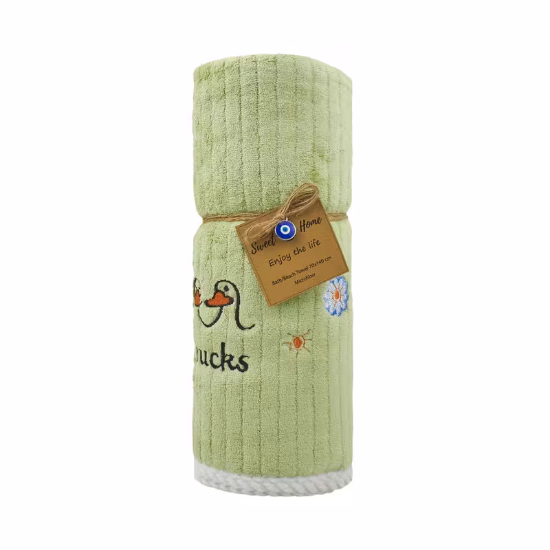 حوله استخری مدل DUCK سایز 70X140 سانتی متر | کالا مکس