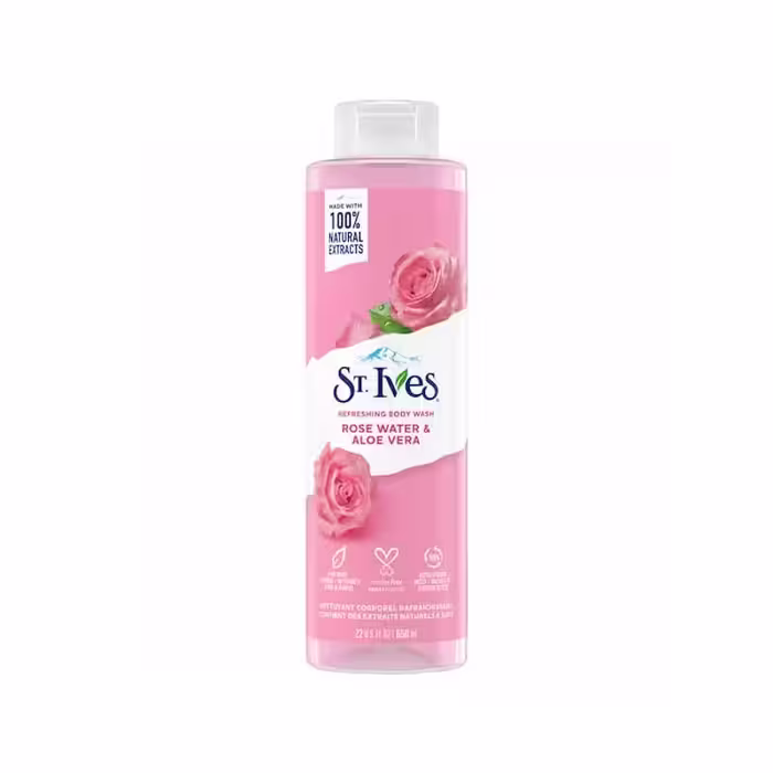 شامپو بدن آب گل رز و آلوئه ورا سینت ایوز 473ml