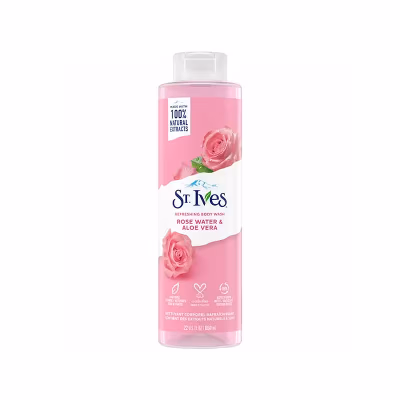 شامپو بدن آب گل رز و آلوئه ورا سینت ایوز 473ml
