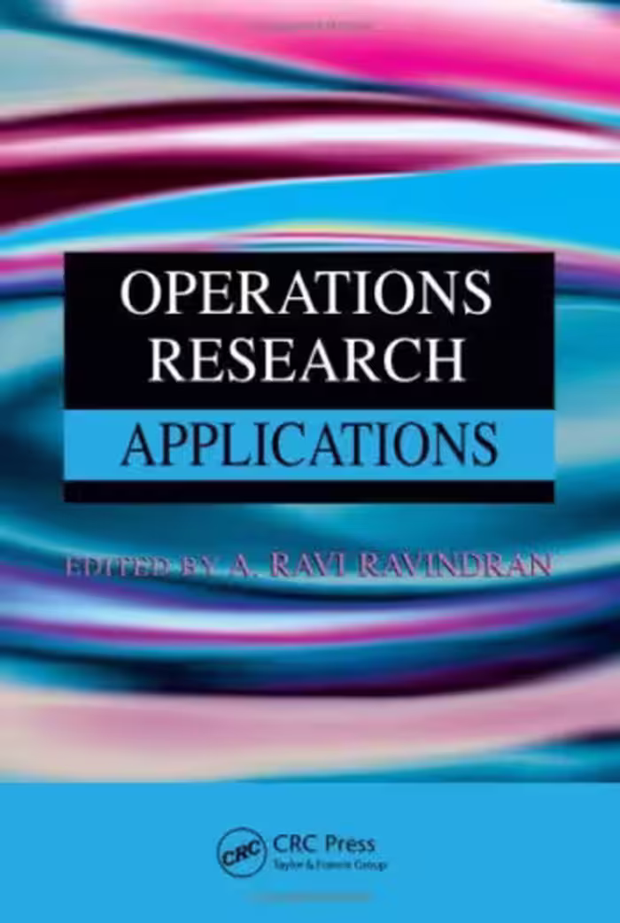 خرید و دانلود نسخه کامل کتاب Operations research applications