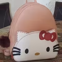 کیف کوله دخترانه زیبا طرح گربه
