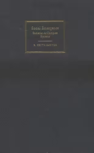 خرید و دانلود نسخه کامل کتاب Social Emergence: Societies As Complex Systems
