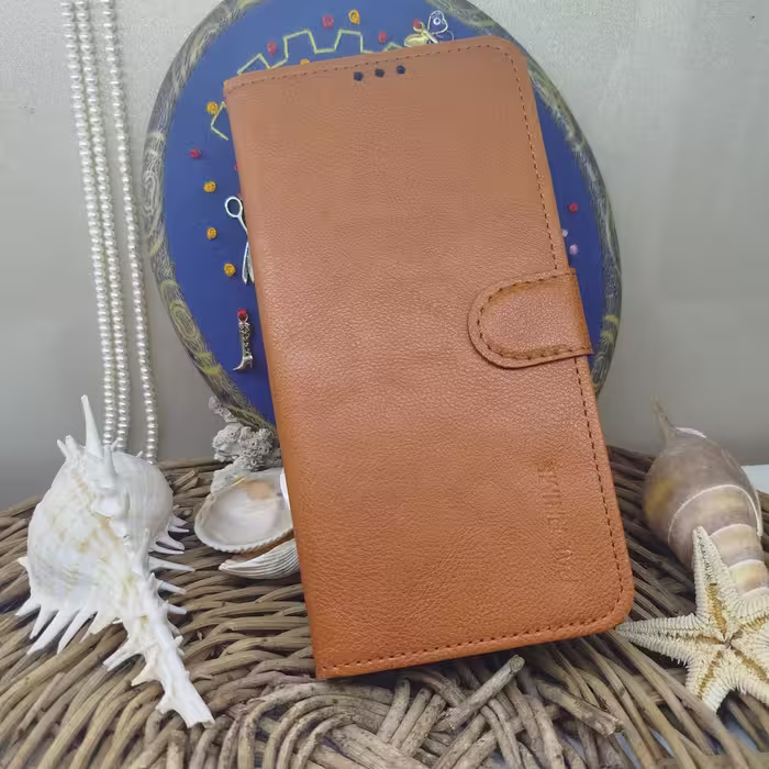 کاور گوشی سامسونگm12. a12 مدل کیف کتابی دارای جاکارتی و جا پولی