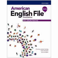 کتاب American English file starter 3rd ، ( کتاب امریکن انگلیش فایل استارتر ویرایش سوم ) اندازه وزیری