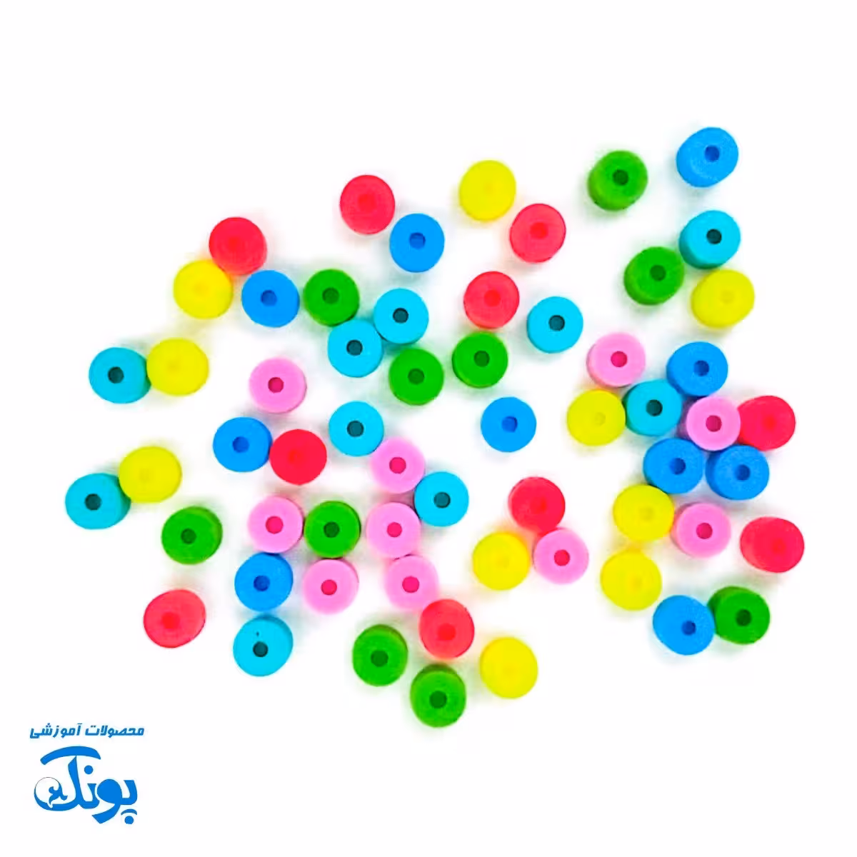 مهره های رنگی 60 تایی شگفت انگیز