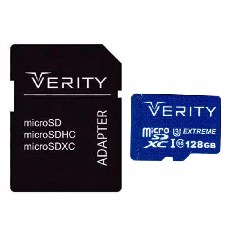 کارت حافظه microSDXC وریتی سرعت 80MBps ظرفیت 128 گیگابایت | VERITY