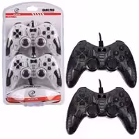 گیم پد دوبل شوکدار حرفه ای سیمدار  XP-MX217M