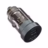 شارژر فندکی دیویا Punk Style Smart Series Mini PD QC3.0 Car Charg
