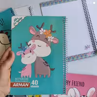 دفتر نقاشی حاشیه دار 40 برگ آرمان