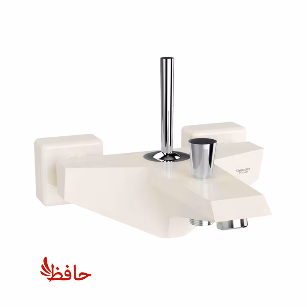 شیر حمام شودر مدل تیفانی شیری کروم