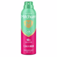 اسپری ضد تعریق زنانه میچام Mitchum مدل Flower Fresh با ماندگاری 48 ساعته