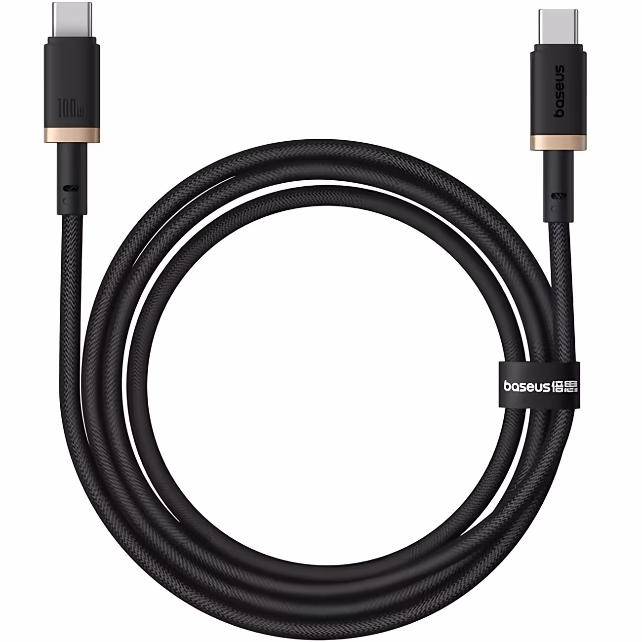 کابل سوپر فست شارژ تایپ‌سی به تایپ‌سی 100 وات یک متری بیسوس P10377803U01-00 CB000121
