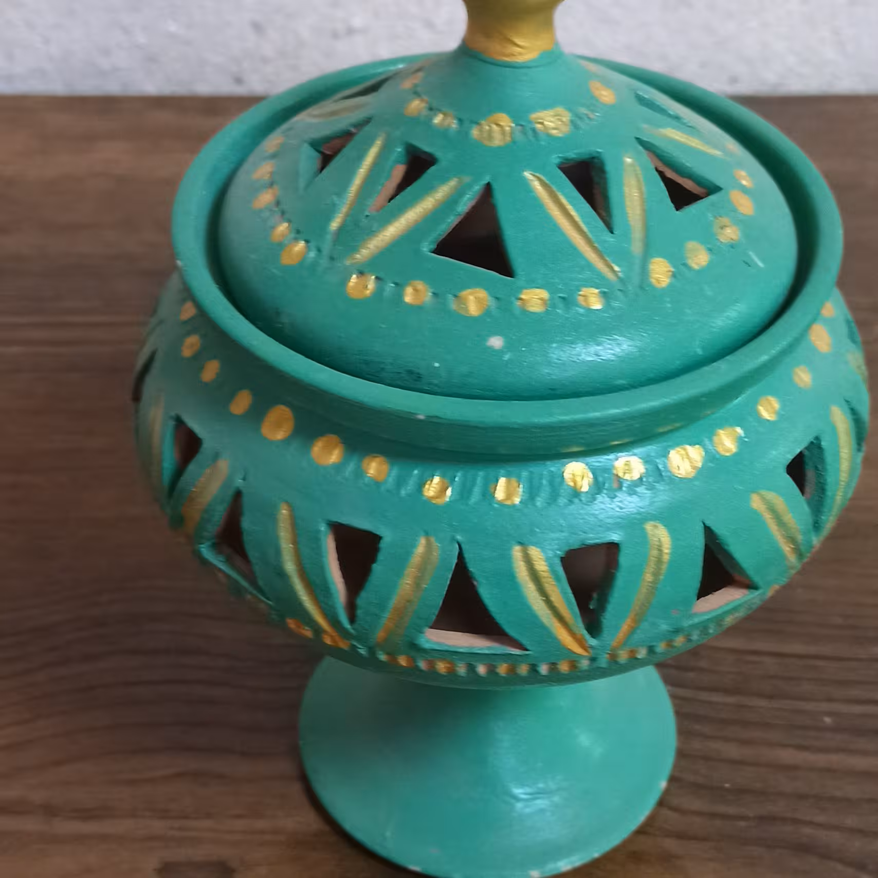 شکلات خوری مشبک سبز