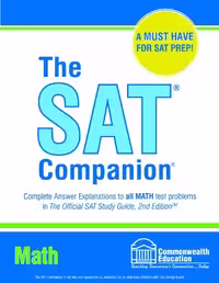 خرید و دانلود نسخه کامل کتاب The SAT Companion: Math