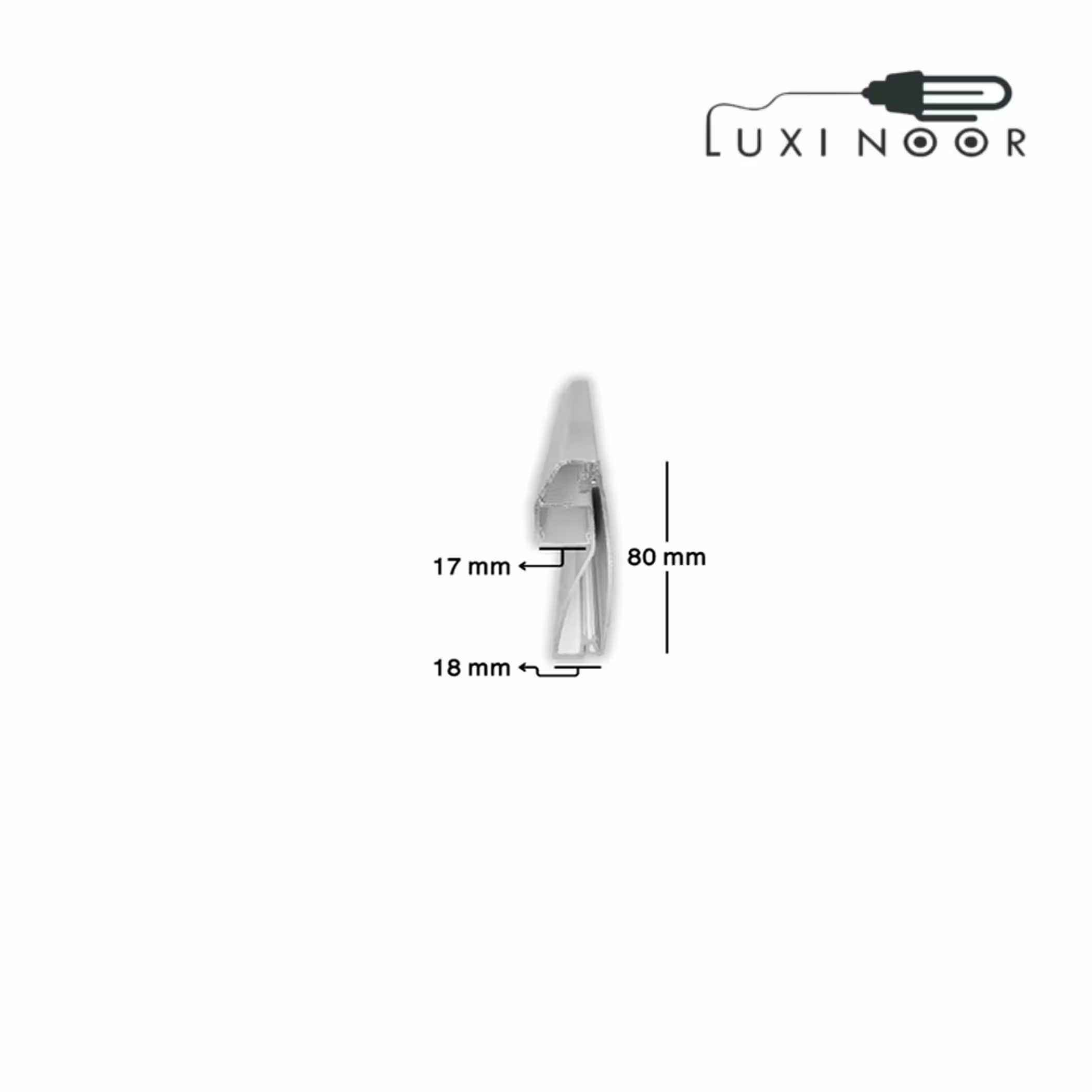 پروفیل چراغ خطی لاینر قرنیز تک لاین - کد 49