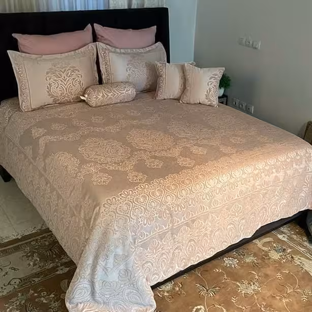 روتختی مخمل پنلی ترک دونفره درجه یک 8 تیکه کیفیت عالی