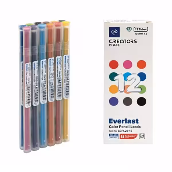 نوک مداد رنگی اتودی 12 رنگ سی کلاس