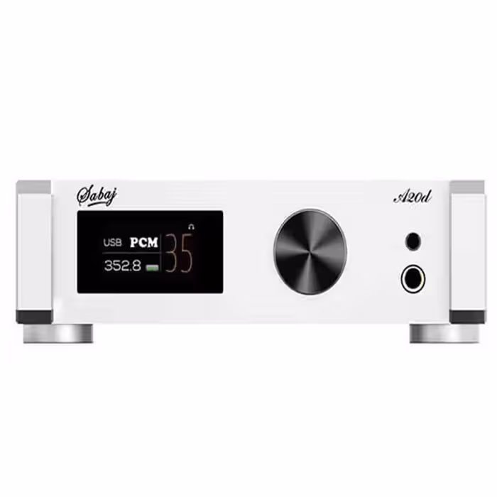 پری آمپلی فایر دک صوتی حرفه ای و آمپلی فایر هدفون ساباج خروجی بالانس SABAJ A20d Hi-Res Balanced Audio DAC ES9038PRO MQA XMOS 5.1