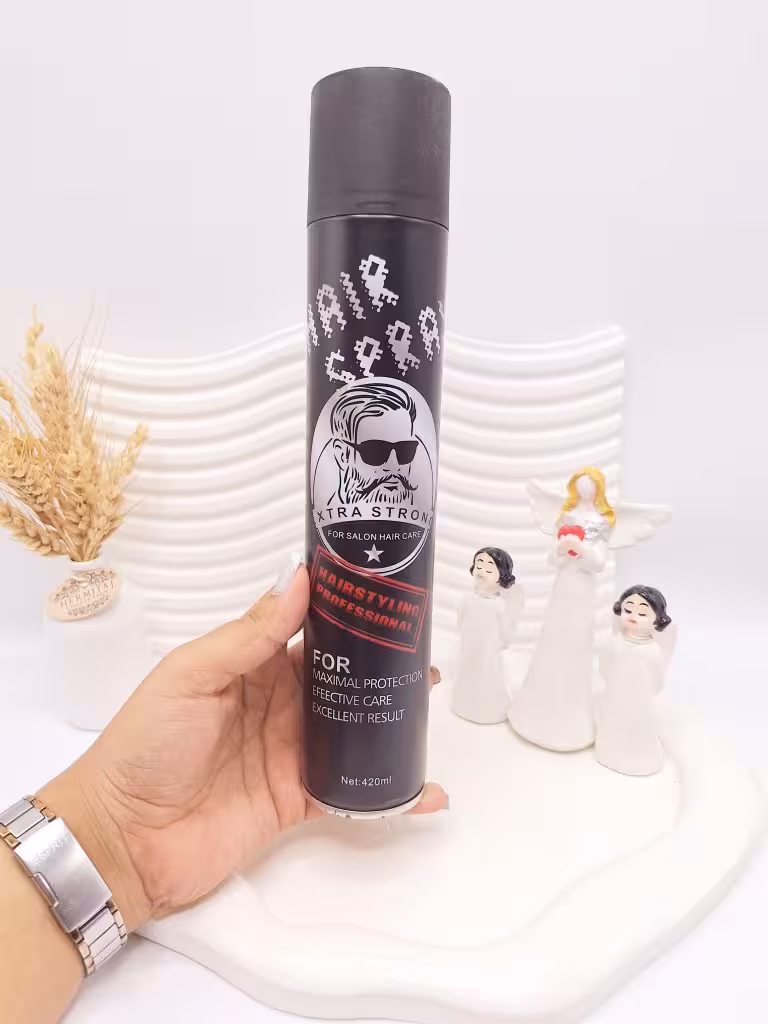 تافت مو مردانه HAIR SPRAY مدل XTRA STRON حجم 420 میل کد 7904