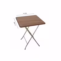 میز چوبی تاشو سایز 60 در 60 سانتی متر