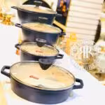 کاندید سرویس قابلمه  8 پارچه ورونا گرانیتی یخی سرمه ای   00108042