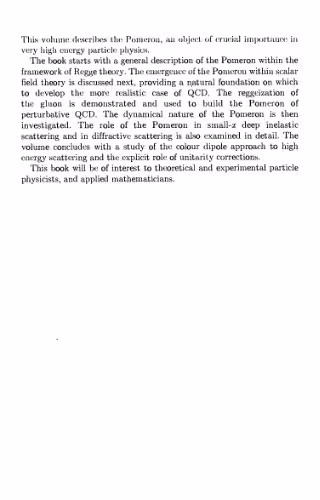 خرید و دانلود نسخه کامل کتاب Quantum chromodynamics and the pomeron