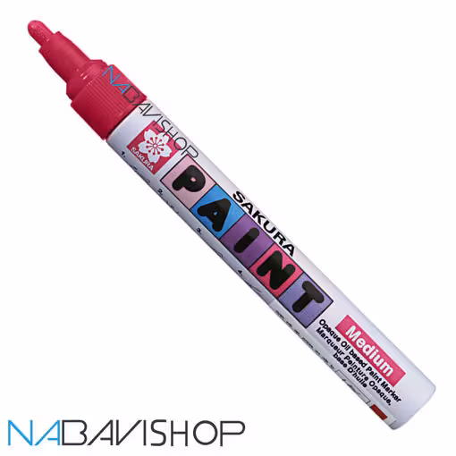متال مارکر ساکورا مدل ماژیک صنعتی صورتی فسفری