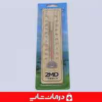 خرید دماسنج جیوه ای چوبی 2md دقیق دیواری و بدون نیاز به باتری