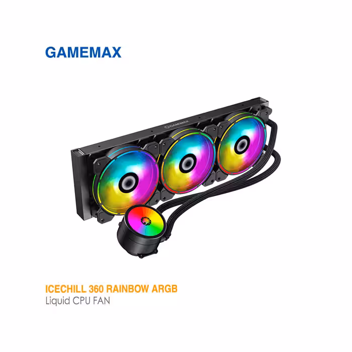خنک کننده پردازنده گیم مکس ICE CHILL 360 RAINBOW ARGB