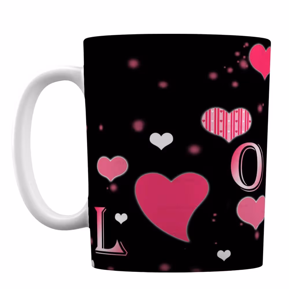 ماگ ولنتاین با طرح عاشقانه love کد MV8865