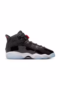 کفش بسکتبال مشکی مردانه سیاه کتانی ورزشی مدل air jordan 6 rings Nike