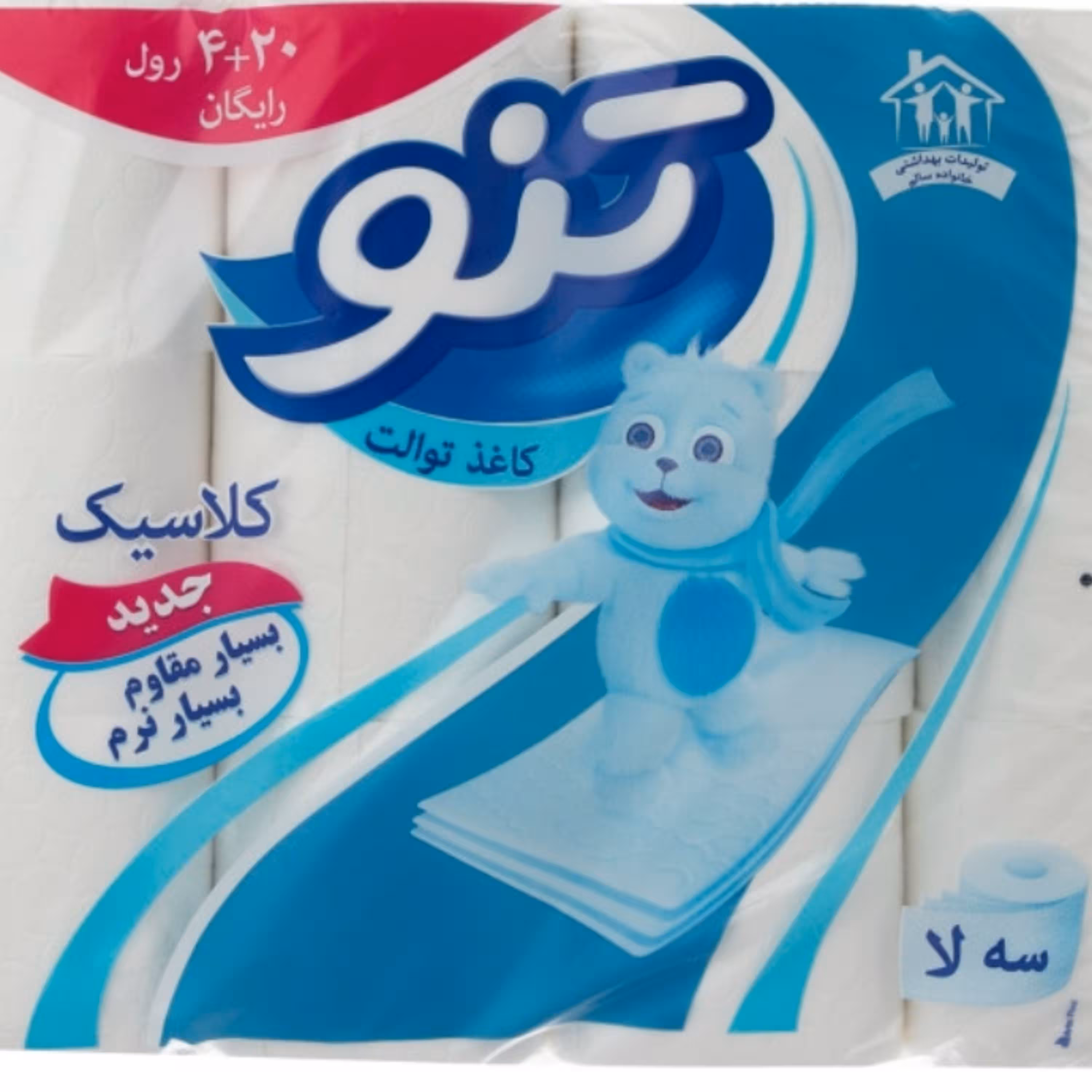 دستمال کاغذی 24 رول تنو