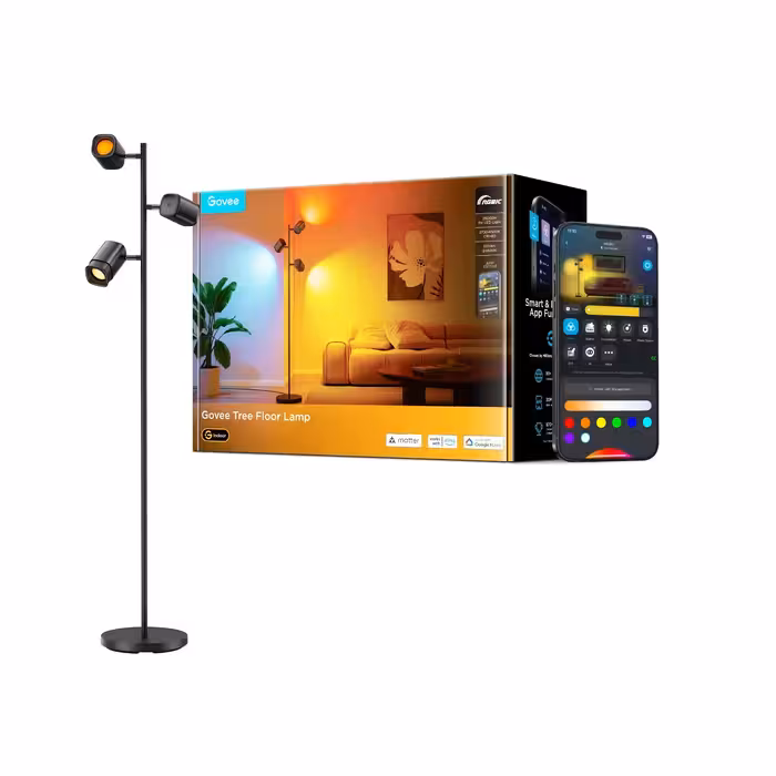 خرید چراغ هوشمند درختی Govee Tree Floor Lamp H60B2 با بهترین قیمت
