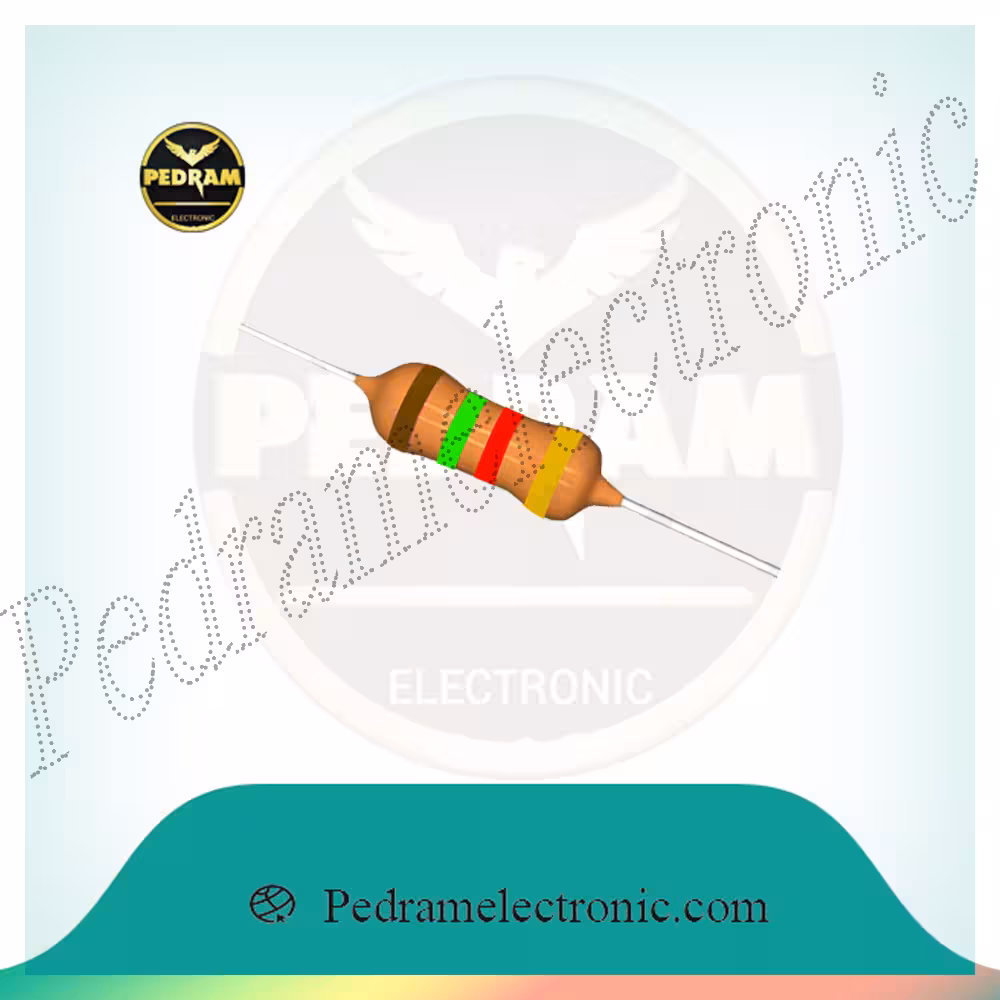 مقاومت 15 کیلو اهم 1 وات | RES 15K 1W