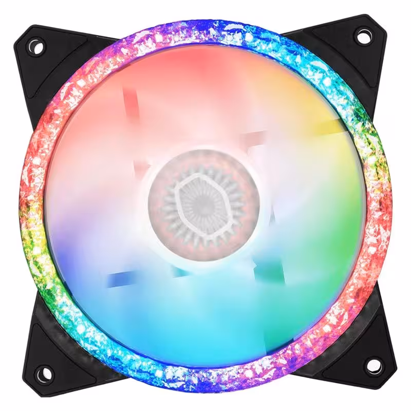 فن کیس کولر مستر Cooler Master MasterFan MF120 Prismatic ARGB 12*12 بسته 3 عددی