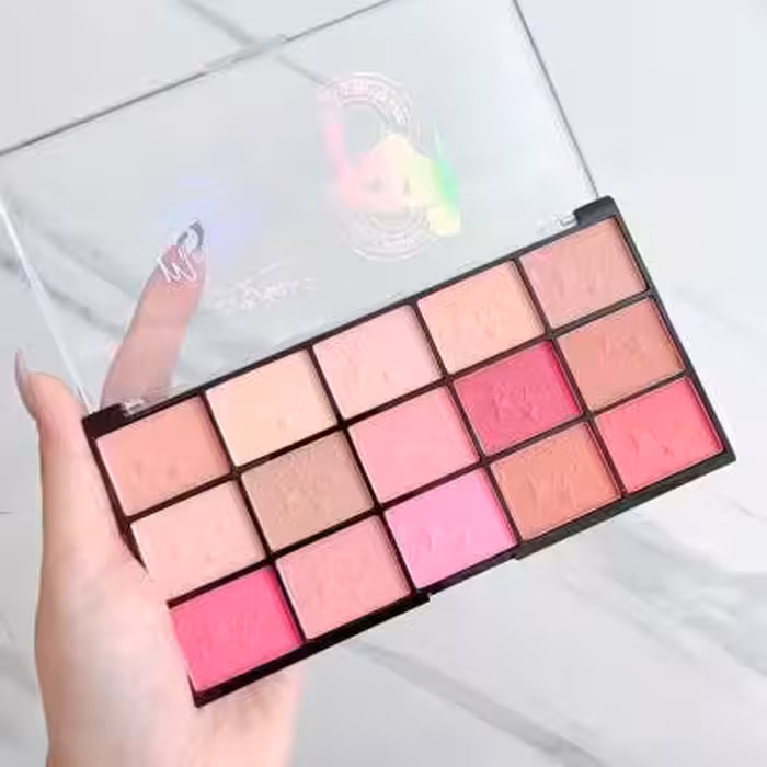 پالت رژ گونه و هایلایتر 15 عددی آرت اسکین