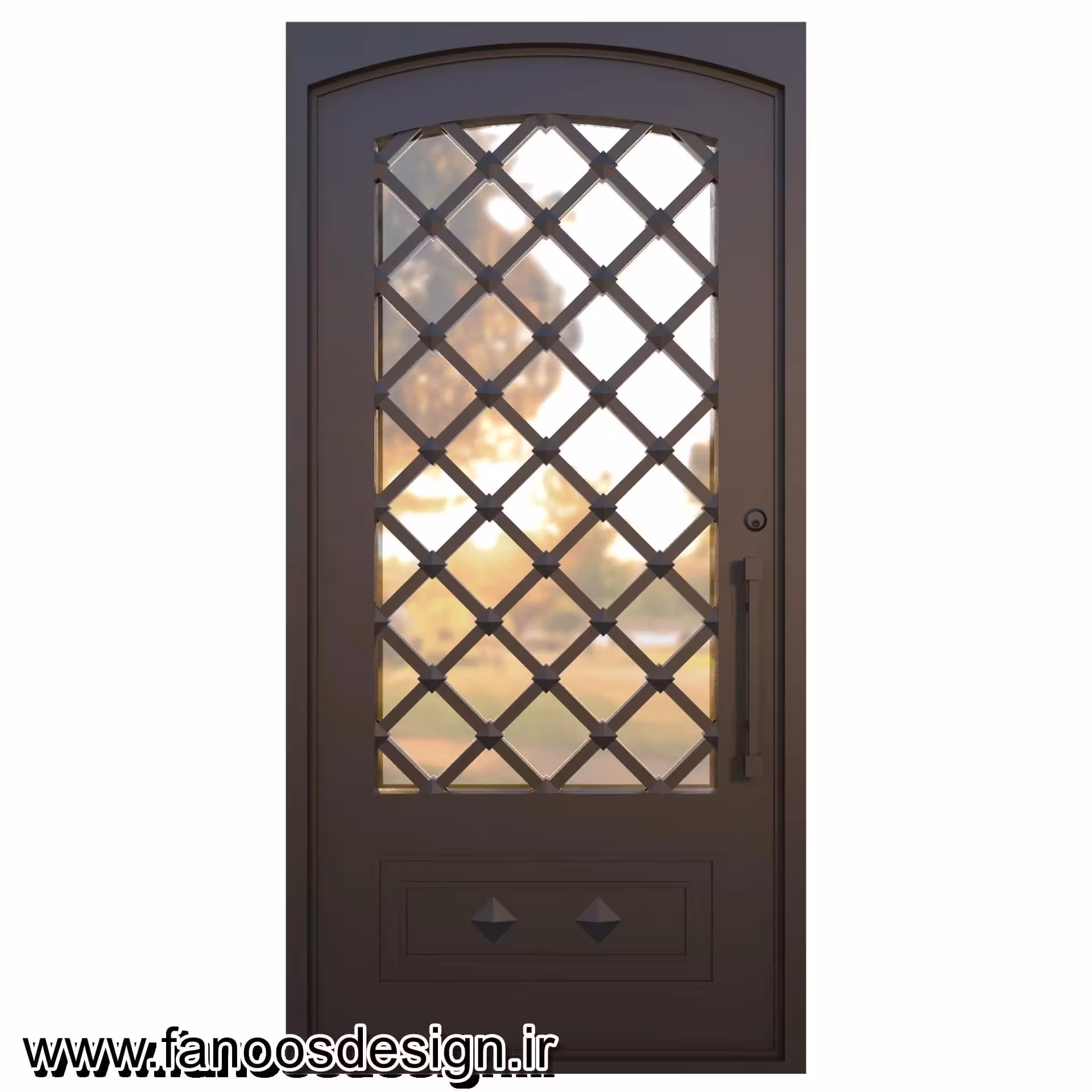 درب فرفورژه ویلایی کد 1446