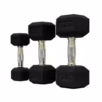 دمبل شش ضلعی 22ونیم کیلوگرمی