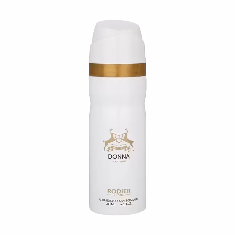 اسپری بدن زنانه رودیر مدل Donna حجم 200 میلی لیتر