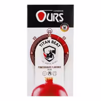کاندوم اورز Ours مدل Titan Beat بسته 12 عددی