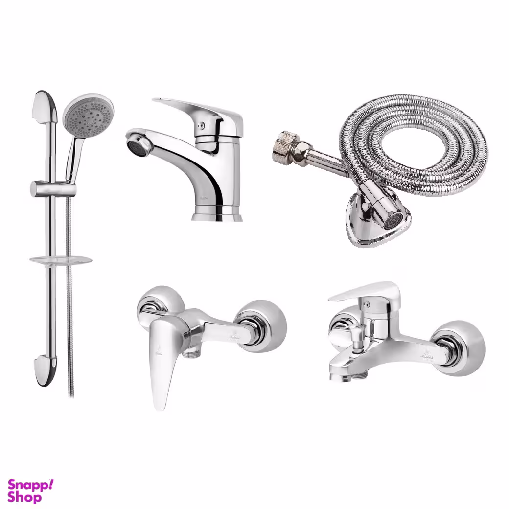 ست شیرآلات فاخته مدل خلیج کد CH مجموعه 5 عددی