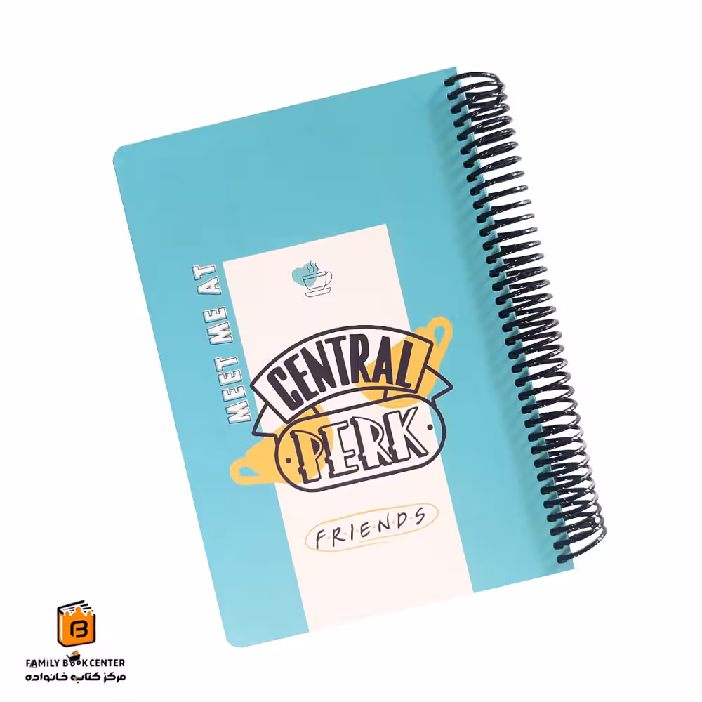 دفتر خط دار 100 برگ طرح فرندز لانگو (Lango)