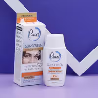 کرم ضدآفتاب فیزیکی دورچشم و صورت بدون رنگ SPF35 پیکسل 50میل 92144