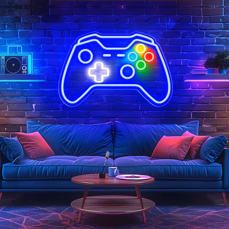 تابلو نئون گیم نت کد GAME001
