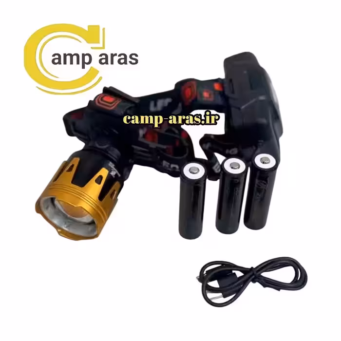 چراغ پیشانی زوم دار زینگارو شارژی مدل ZAT06 - کمپ آراس