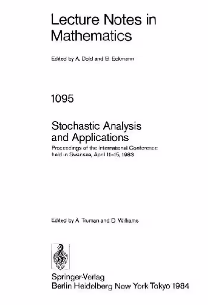خرید و دانلود نسخه کامل کتاب Stochastic Analysis and Applications: Proceedings of the International Conference Held in Swansea