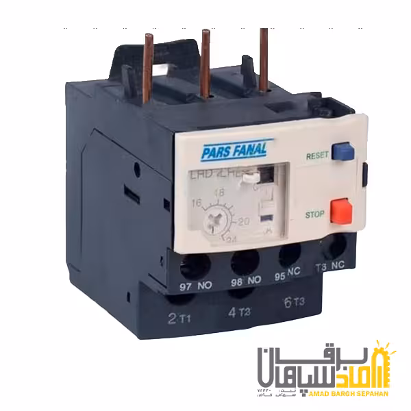 بی متال ( رله حرارتی/ اضافه جریان) پارس فانال مدل K7N تنظیمات 4-25