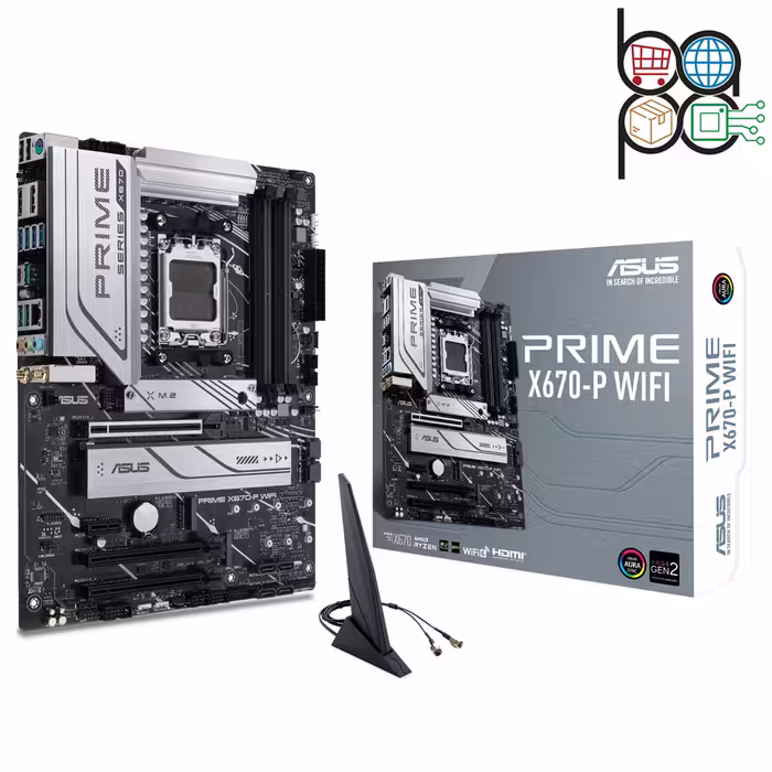 مادربرد گیمینگ قدرتمند ASUS PRIME X670-P WIFI