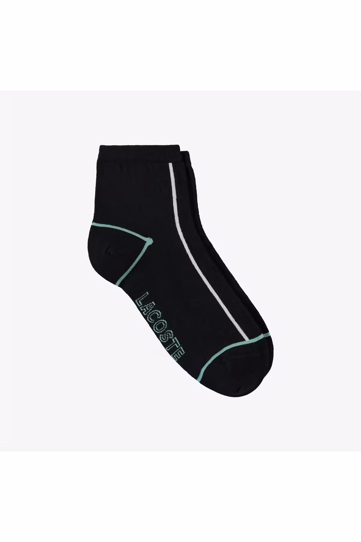 جوراب مردانه و زنانه سیاه یونیسکس اورجینال Lacoste